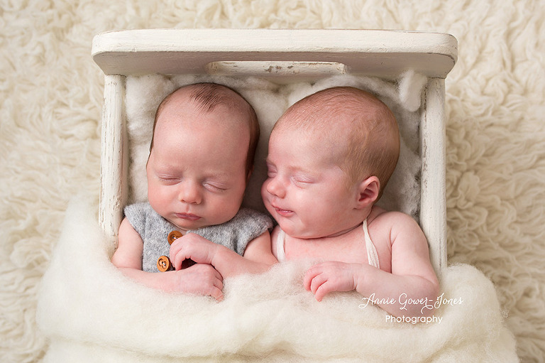 Annie Gower-Jones photography newborn twins baby studio photographer Manchester Altrincham Sale Hale